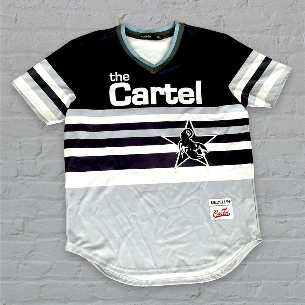 Hudson Outerwear “The Cartel” Pablo Escobar #49 Jersey Black/Gray/White XL